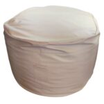 Pufa dwustronna Siesta z ekoskóry beżowa - obrazek 3