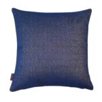 Poduszka dekoracyjna scandi 45x45 granatowa srebrna złota