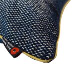 Poduszka dekoracyjna scandi 40x40 granatowa srebrna złota - obrazek 2